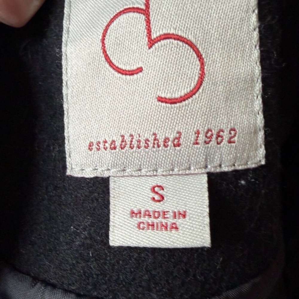 Wool Blend Fur-Trimmed Hooded Coat - Small - Picture 12 of 13